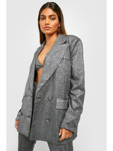 Блейзер великого розміру з блискітками