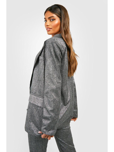 Блейзер великого розміру з блискітками