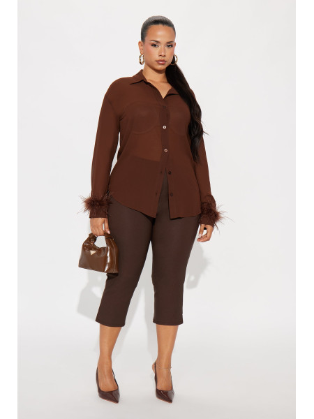 Легкість життя: Шифонова сорочка з пір'ям