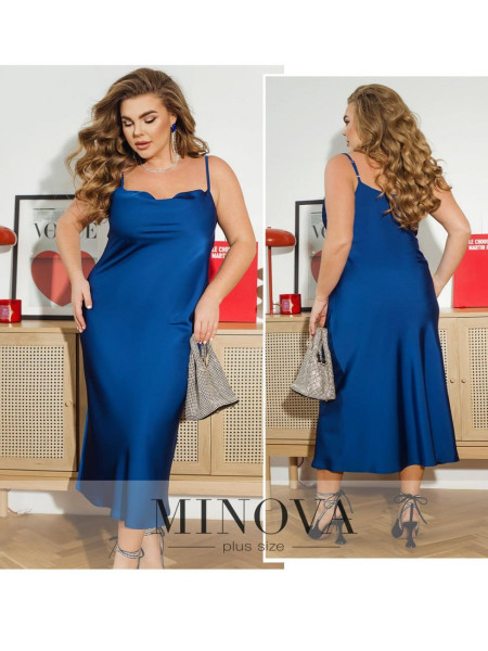 Атласна сукня комбінація 