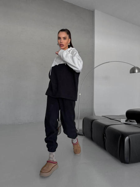 Флісовий двокольоровий костюм 