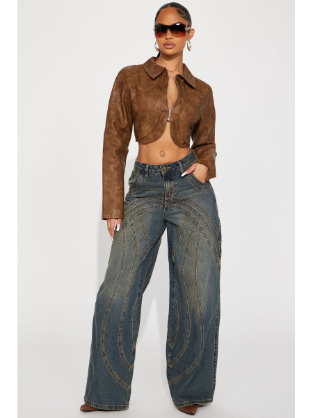 Західний свинг: Топ зі штучної шкіри