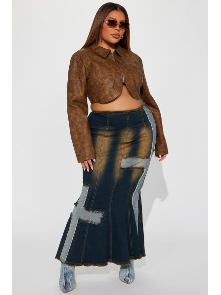 Західний свинг: Топ зі штучної шкіри