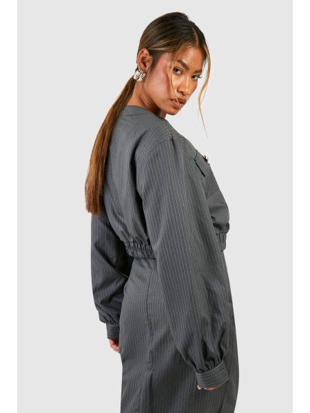 Спокійний бомбер у тонку смужку