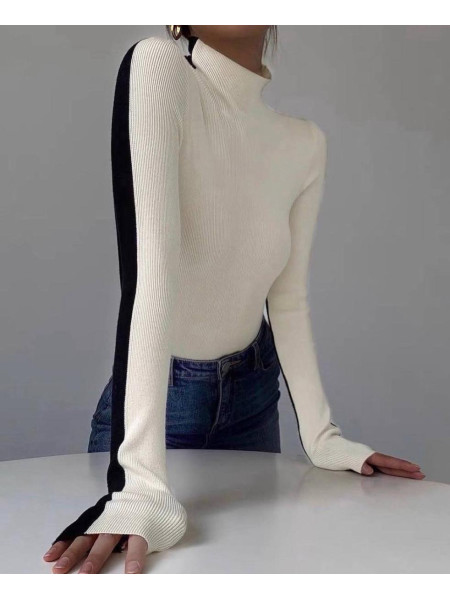 Гольф рубчик 2 кольори 