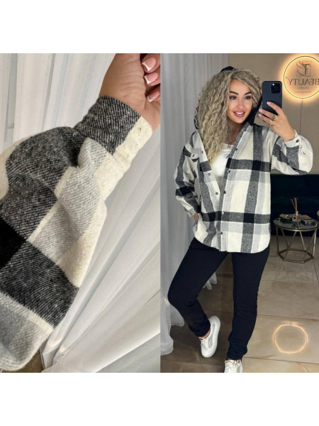 Брючний костюм сорочка клітинка 