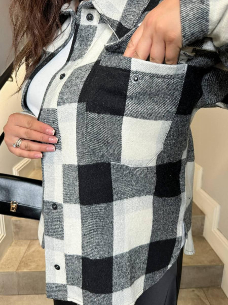 Сорочка в клітинку тепла байка 