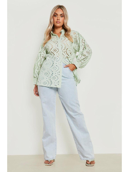 Сорочка великого розміру Mint Plus Broderie