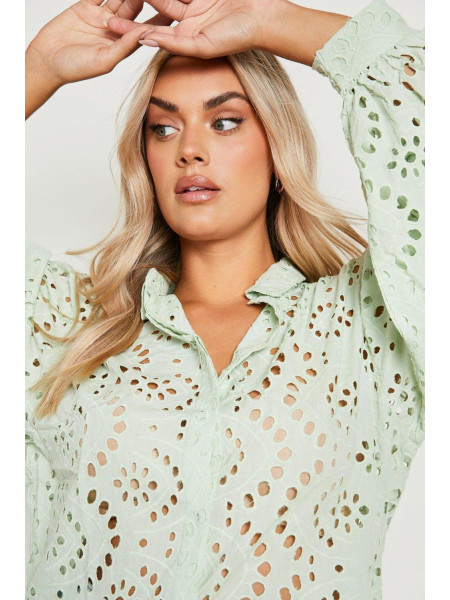 Сорочка великого розміру Mint Plus Broderie