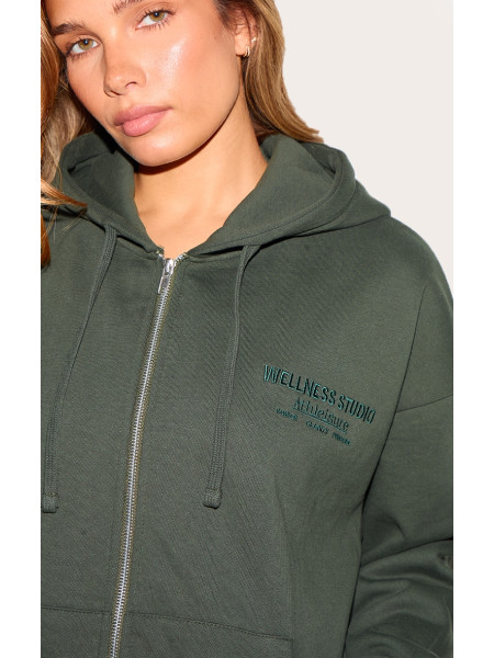 Haki Wellness Premium вишивається на блискавці