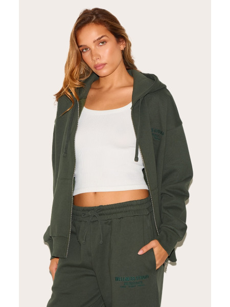 Haki Wellness Premium вишивається на блискавці