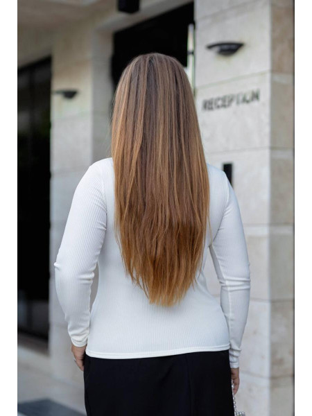 Кофта в стилі поло 