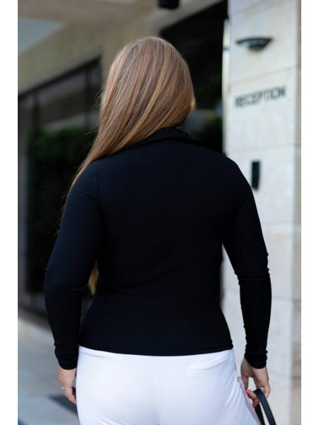 Кофта в стилі поло 