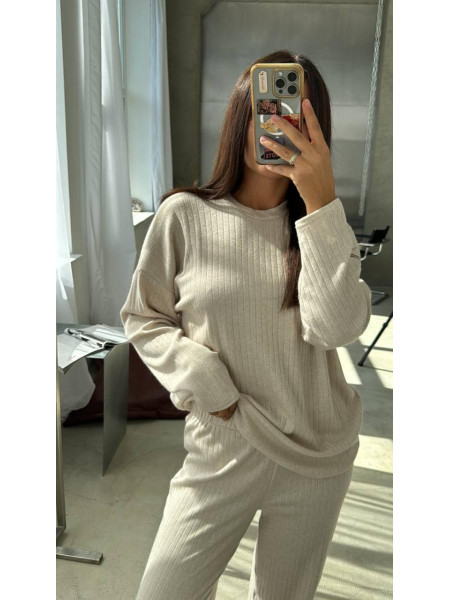 Костюм ангора широкий рубчик 