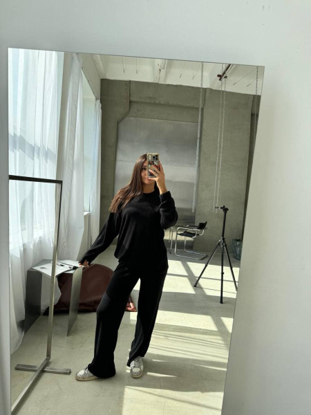 Костюм ангора широкий рубчик 