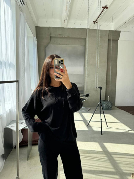 Костюм ангора широкий рубчик 