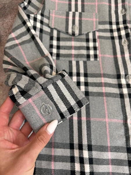 Сорочка фланель напіввовна 