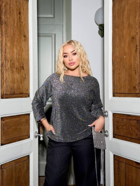 Люрексовий лонгслів 