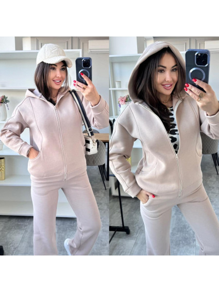 Спортивний костюм на змійці кармани 