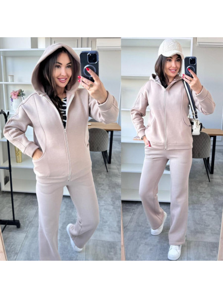 Спортивний костюм на змійці кармани 