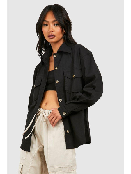 Універсальна кишенькова сорочка з довгим рукавом кольору Ecru