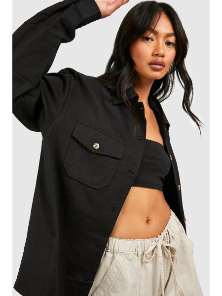 Універсальна кишенькова сорочка з довгим рукавом кольору Ecru