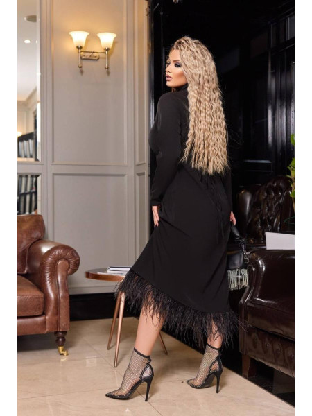 Сукня з пір’ям 5597.2