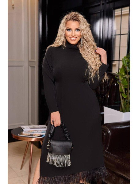 Сукня з пір’ям 5597.2