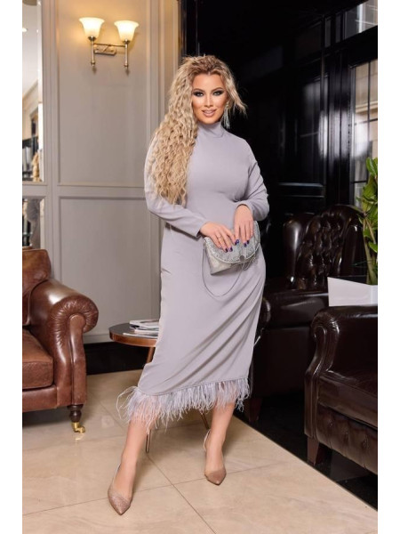 Сукня з пір’ям 5597.2