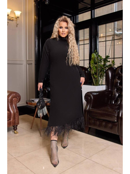 Сукня з пір’ям 5597.2