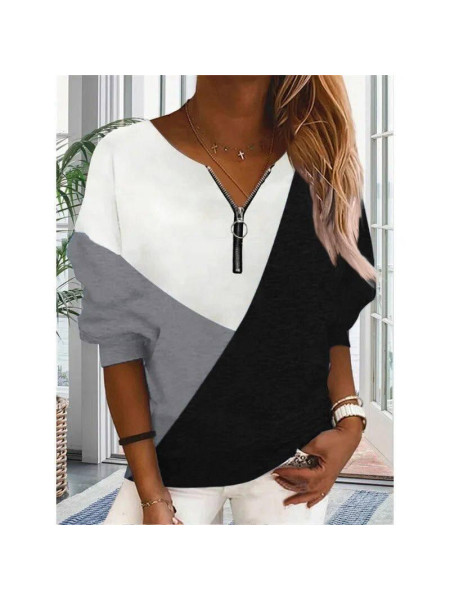 Ангорова кофтинка з блискавкою 