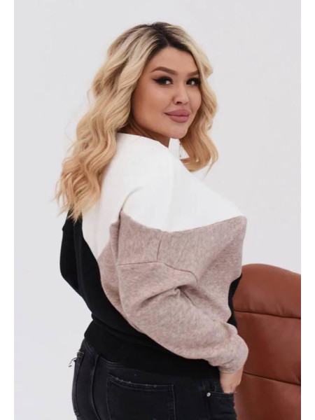 Ангорова кофтинка з блискавкою 