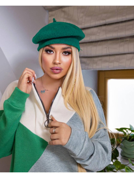 Ангорова кофтинка з блискавкою 