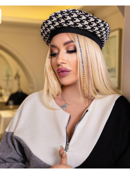 Ангорова кофтинка з блискавкою 