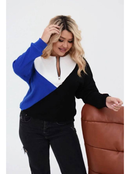 Ангорова кофтинка з блискавкою 