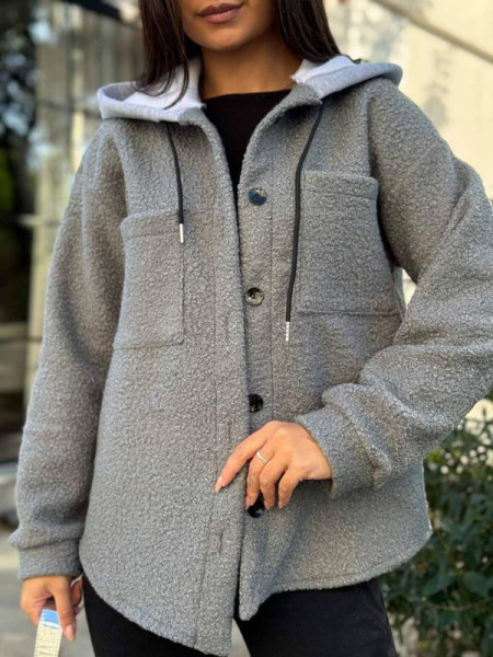 Сорочка баранець з капюшоном 