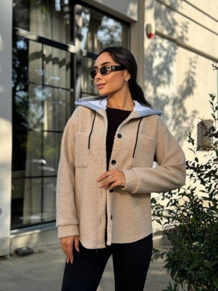 Сорочка баранець з капюшоном 