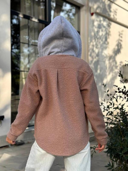 Сорочка баранець з капюшоном 