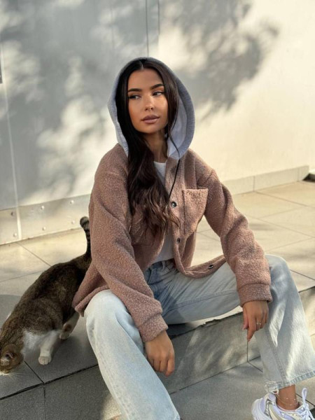 Сорочка баранець з капюшоном 