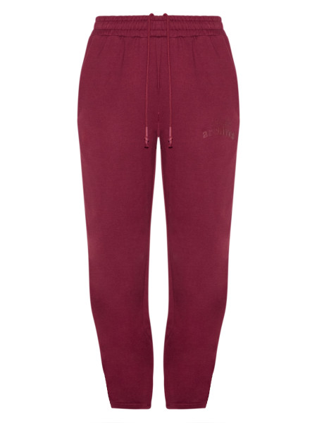 PrettyLittlething Burgundy Premium Studio Archives Прямі бігури ноги