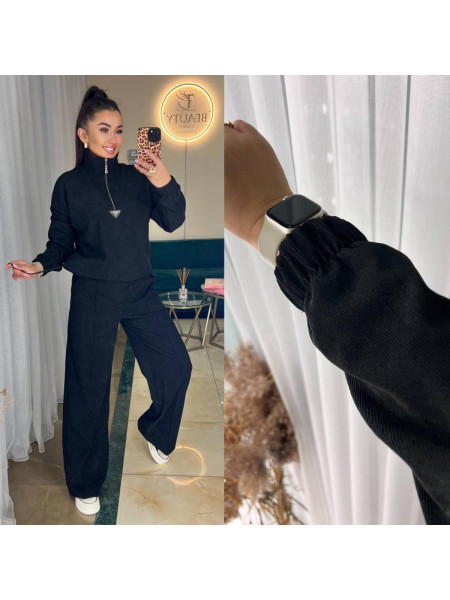 Вельветовий брючний костюм 