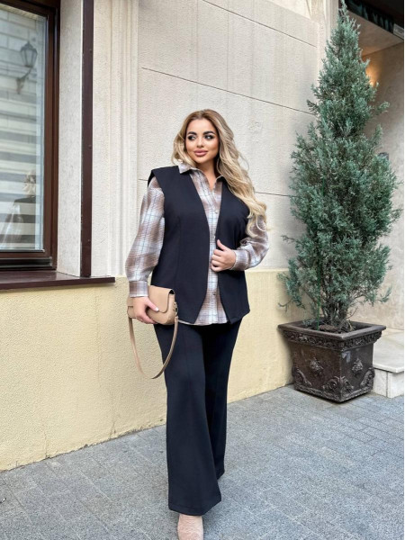 Костюм брюки жилет 