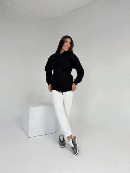 Флісова кофта на змійці 