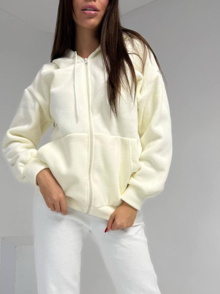 Флісова кофта на змійці 