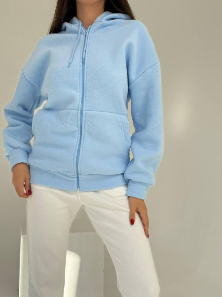 Флісова кофта на змійці 