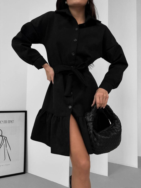 Замшева сукня 