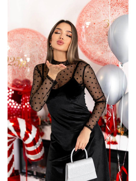 Комплект сукня кофтинка сітка 