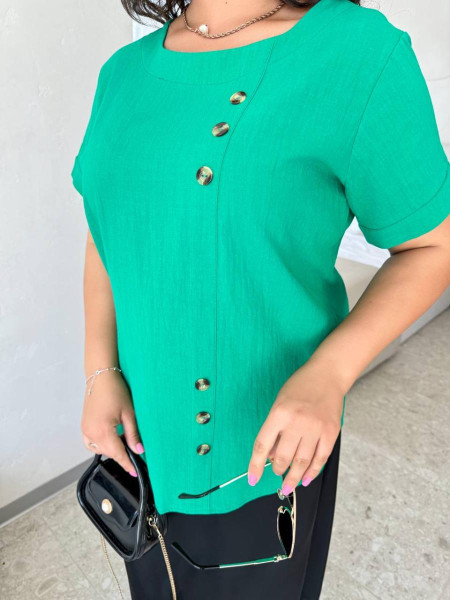 Блуза жатка гудзики 