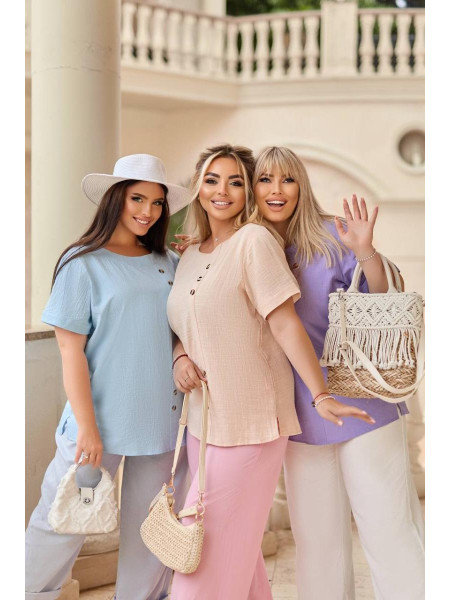 Блуза жатка гудзики 