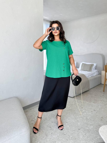 Блуза жатка гудзики 